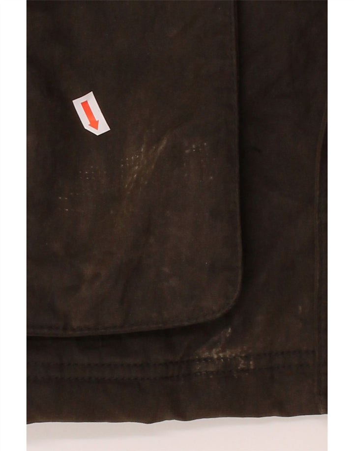MASSIMO DUTTI Veste en coton ciré pour homme UK 44 2XL Marron