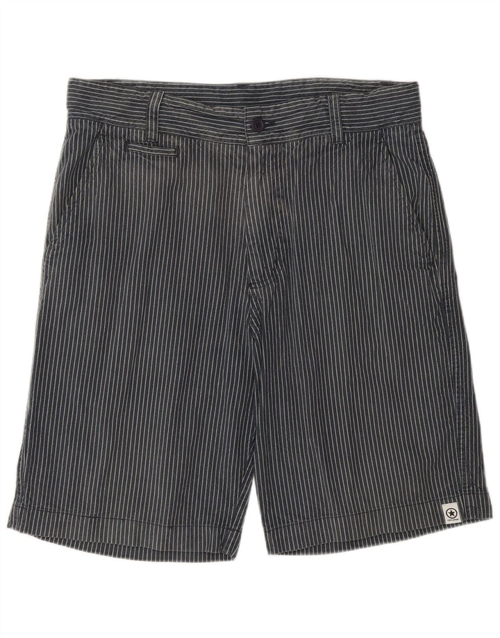 Converse Short Chino Homme Medium W32 Gris Rayé Coton