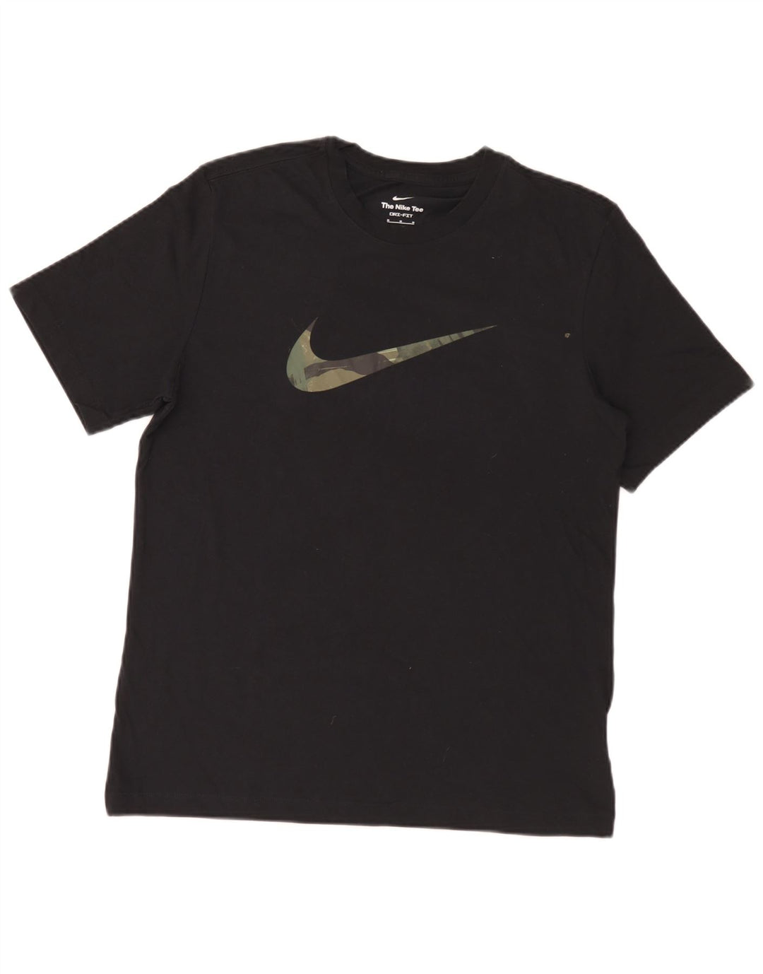 Nike Hommes Dri Fit Graphic T-Shirt Haut Noir Moyen Coton