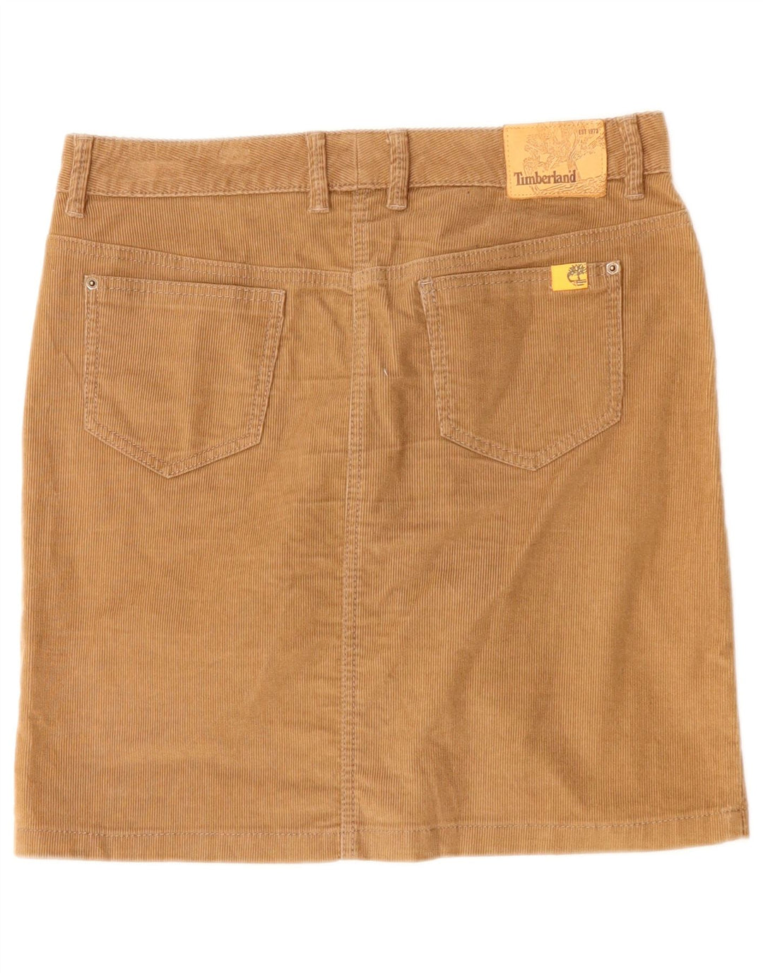 Timberland Jupe Velours Côtelé Femme W29 Coton Beige Moyen