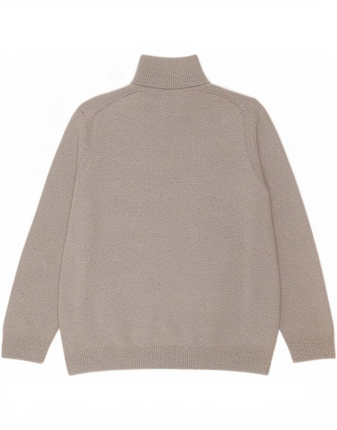 Marks & Spencer Pull à col zippé pour homme en coton moucheté blanc cassé