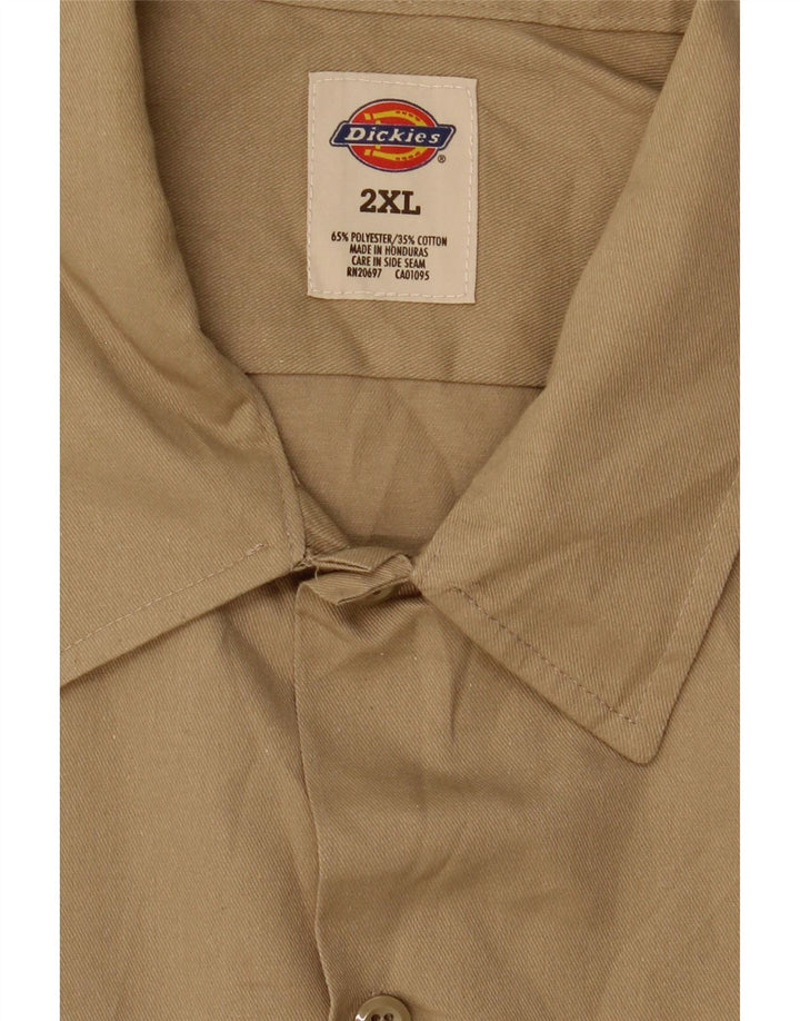 Dickies Chemise Homme 2XL Marron Polyester