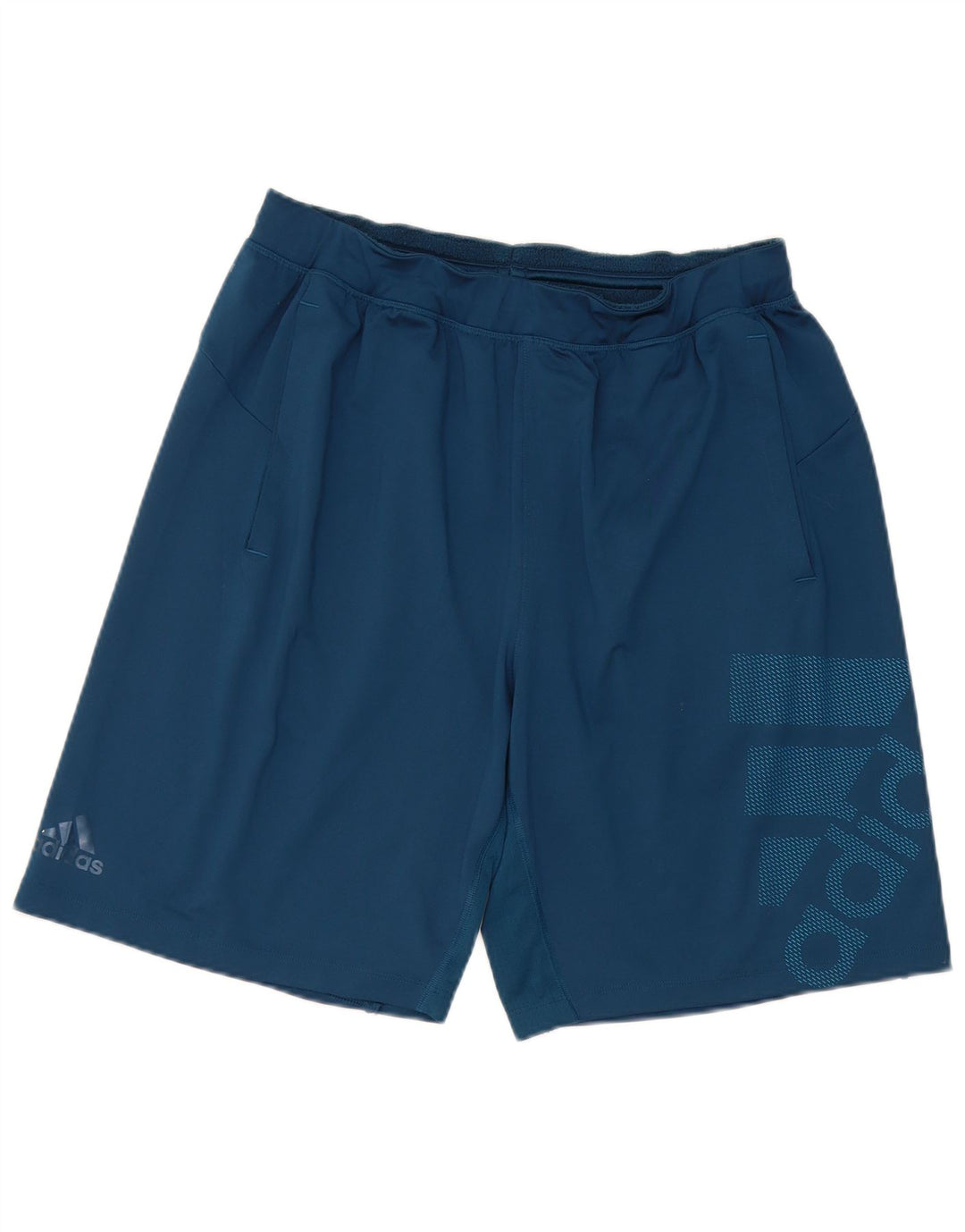 Adidas Short de sport Climalite Graphic pour homme, grand bleu, polyester