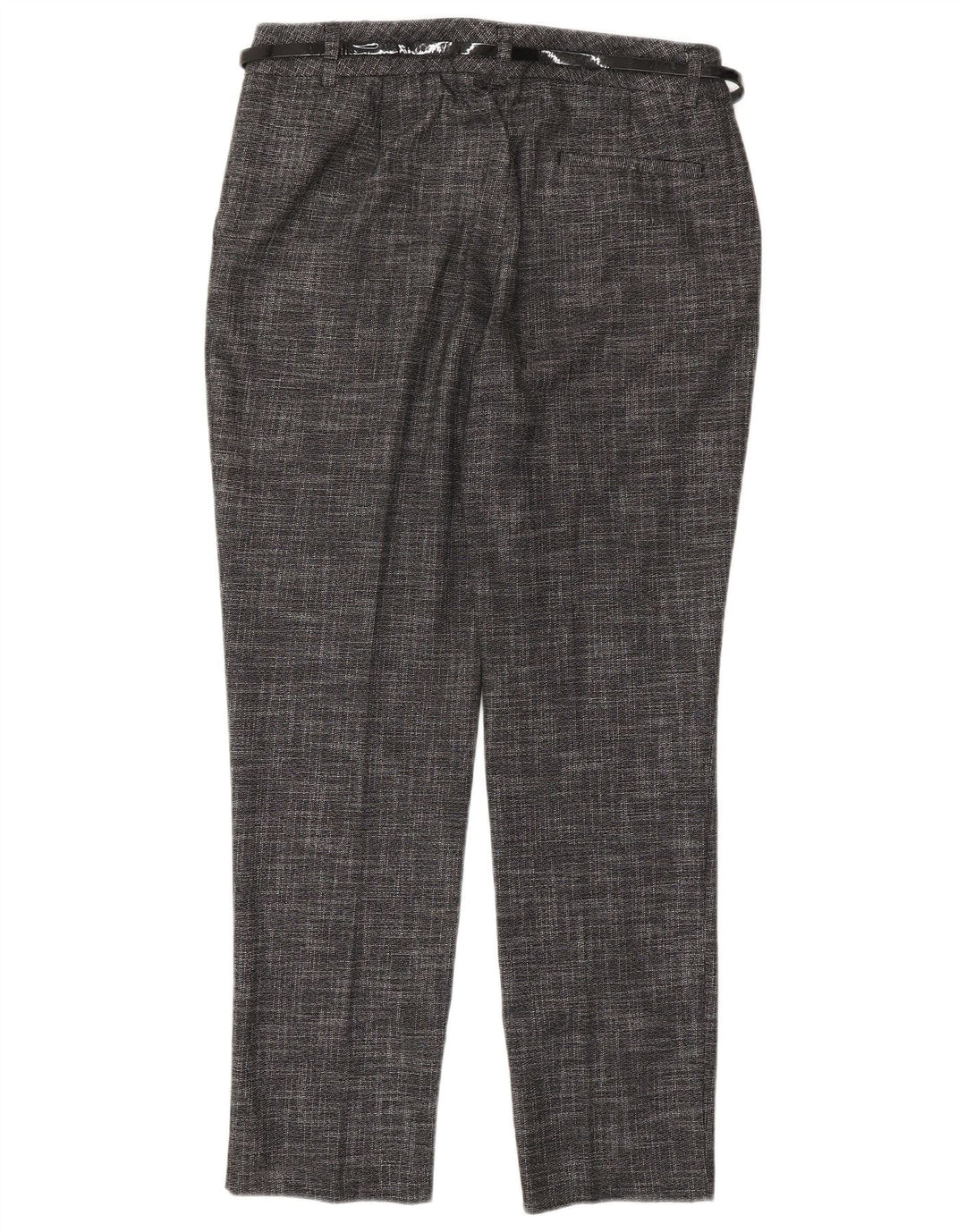 MONSOON Pantalon court décontracté pour femme UK 10 Small W27 L28 Gris moucheté