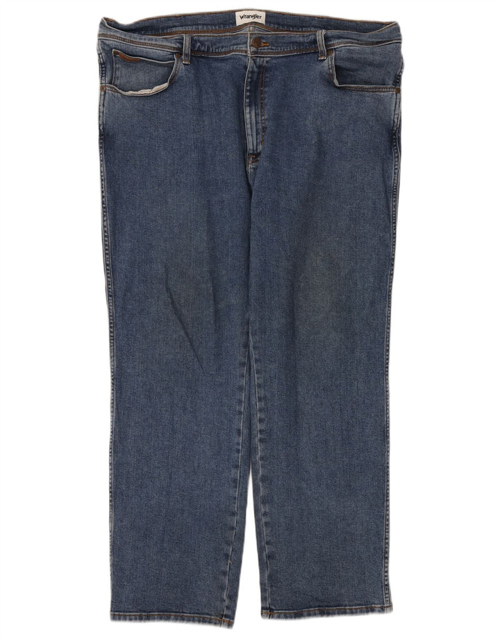 Wrangler Jean Droit Texas Homme W44 L30 Bleu Coton