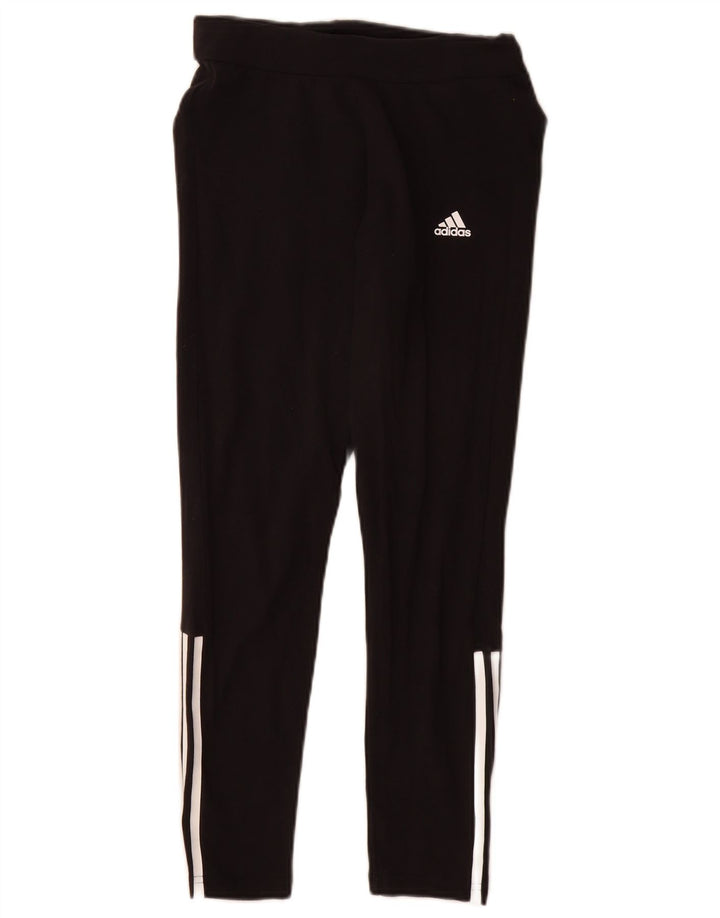 Adidas Leggings Femme UK 8/10 Petit Noir Coton