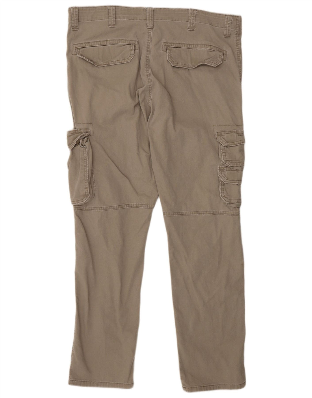 WRANGLER Pantalon cargo fuselé coupe classique pour homme W36 L30 Gris Coton