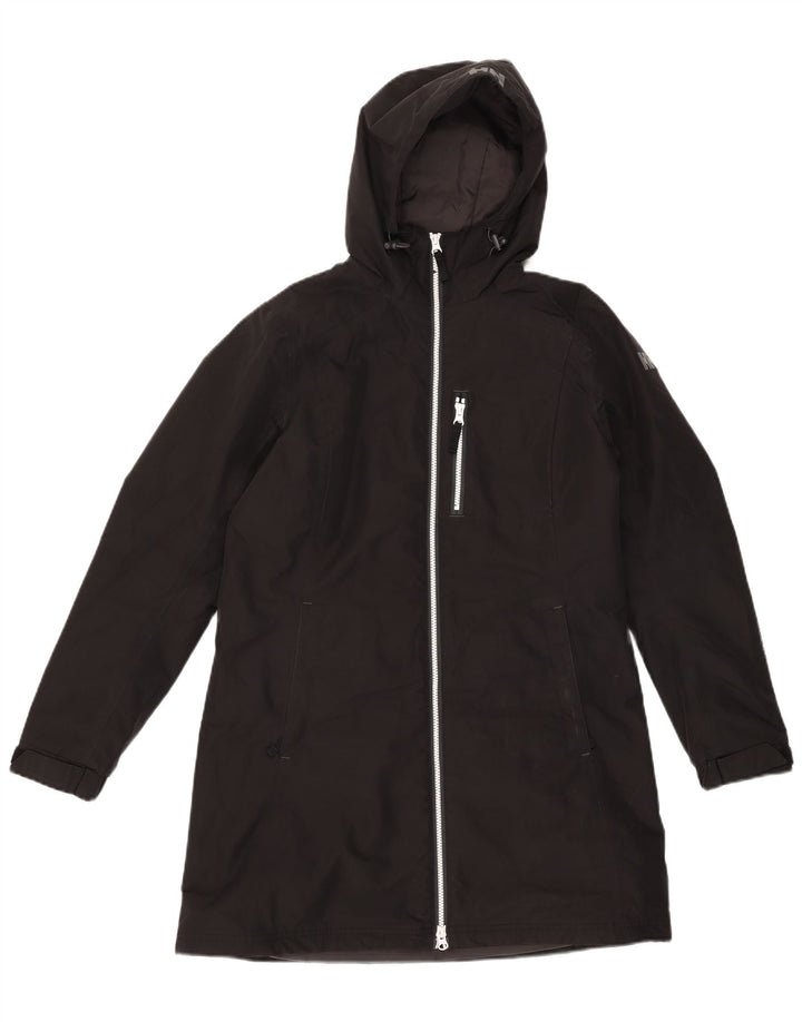 Helly Hansen Manteau coupe-vent à capuche pour femme UK 14 Medium Noir Polyester