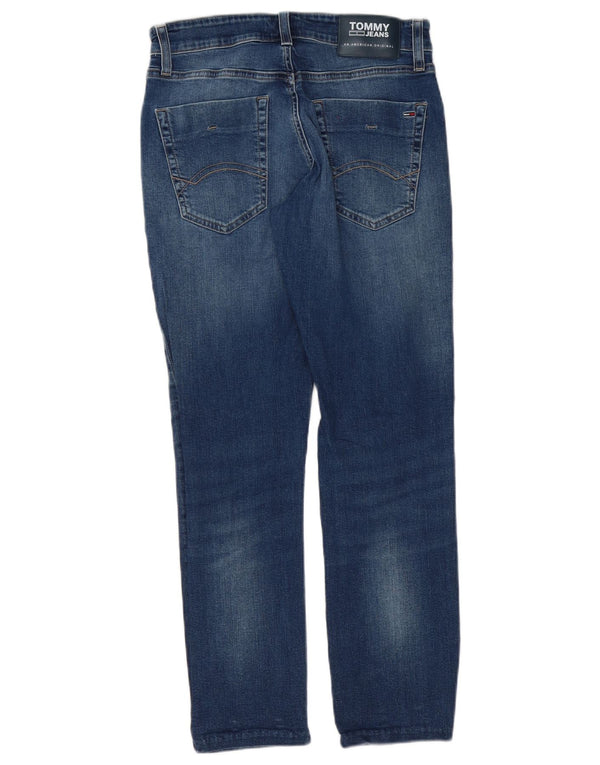 Tommy Hilfiger Jean Slim Homme W30 L28 Bleu Coton