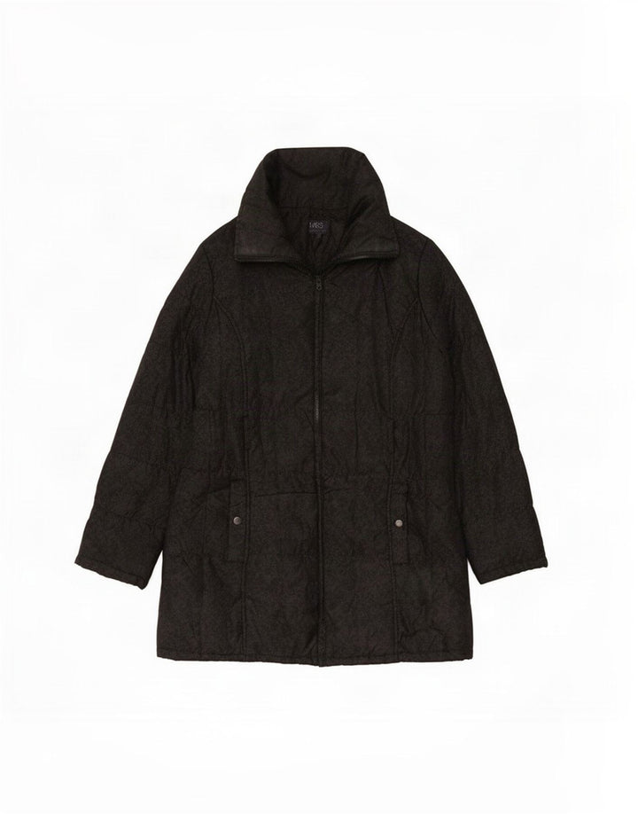 Marks & Spencer Manteau rembourré pour femme UK 44 Gris moyen Polyester