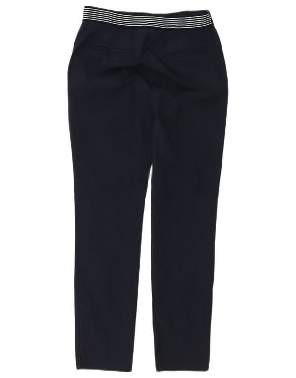 Pantalon Chino Slim Femme Zara Small W26 L26 Bleu Marine