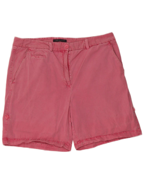 Marks & Spencer Short Chino Femme UK 16 Large W36 Coton Rose