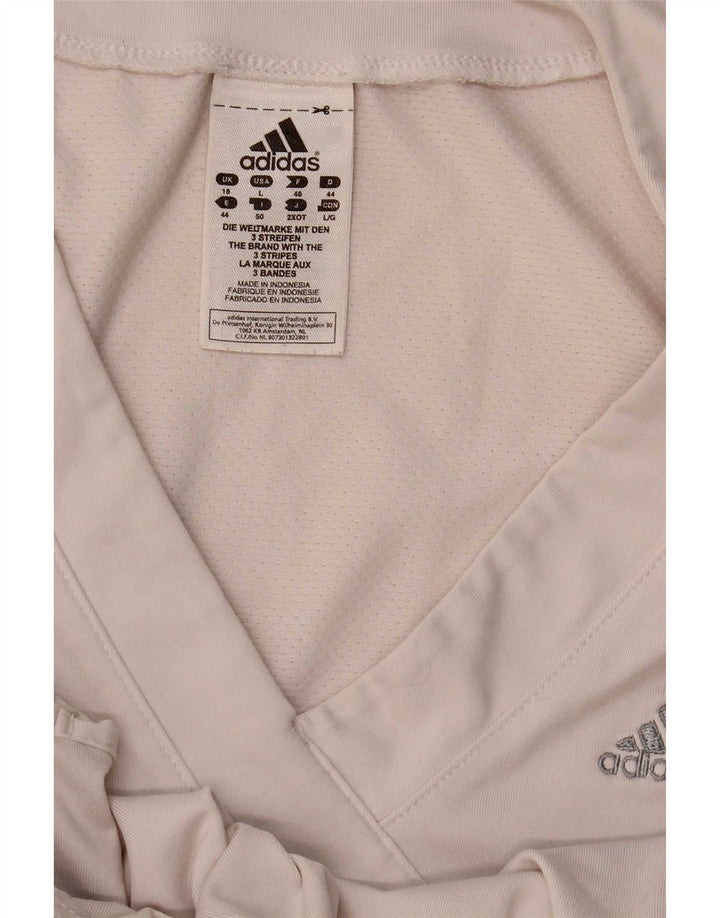 Adidas Climalite Débardeur pour femme UK 18 XL Blanc