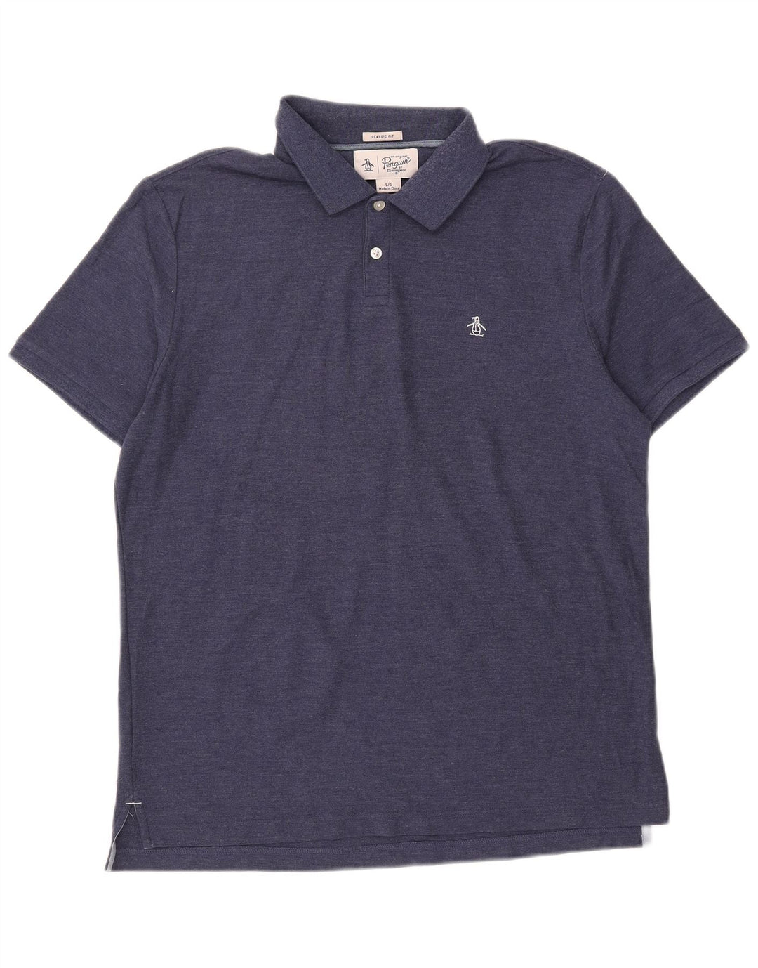 PENGUIN Polo Coupe Classique Homme Bleu Marine Large