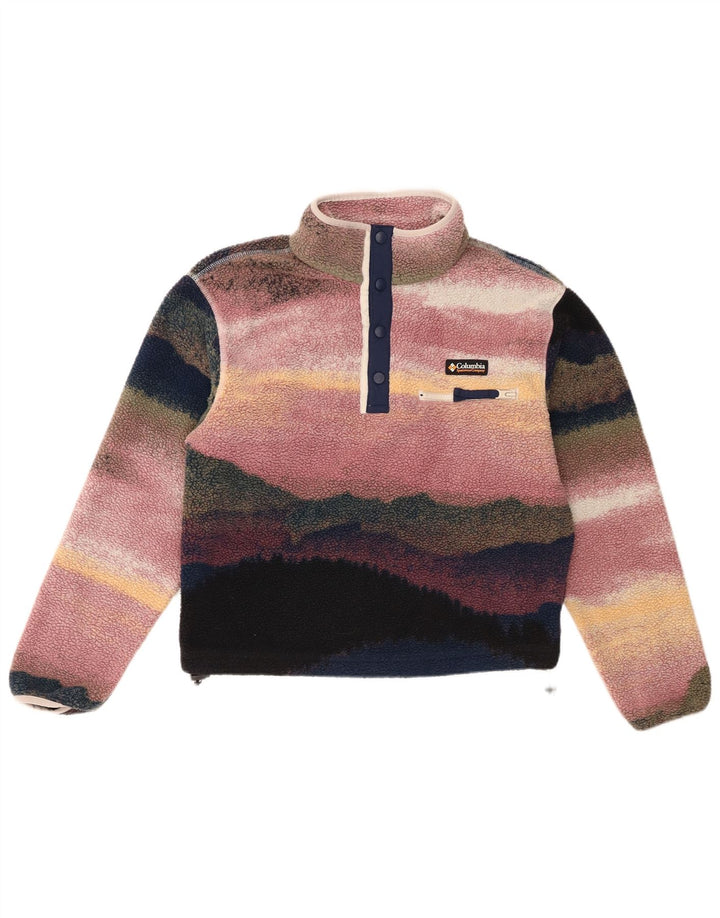 Columbia Pull polaire surdimensionné pour femme UK 10 Small Multicolore