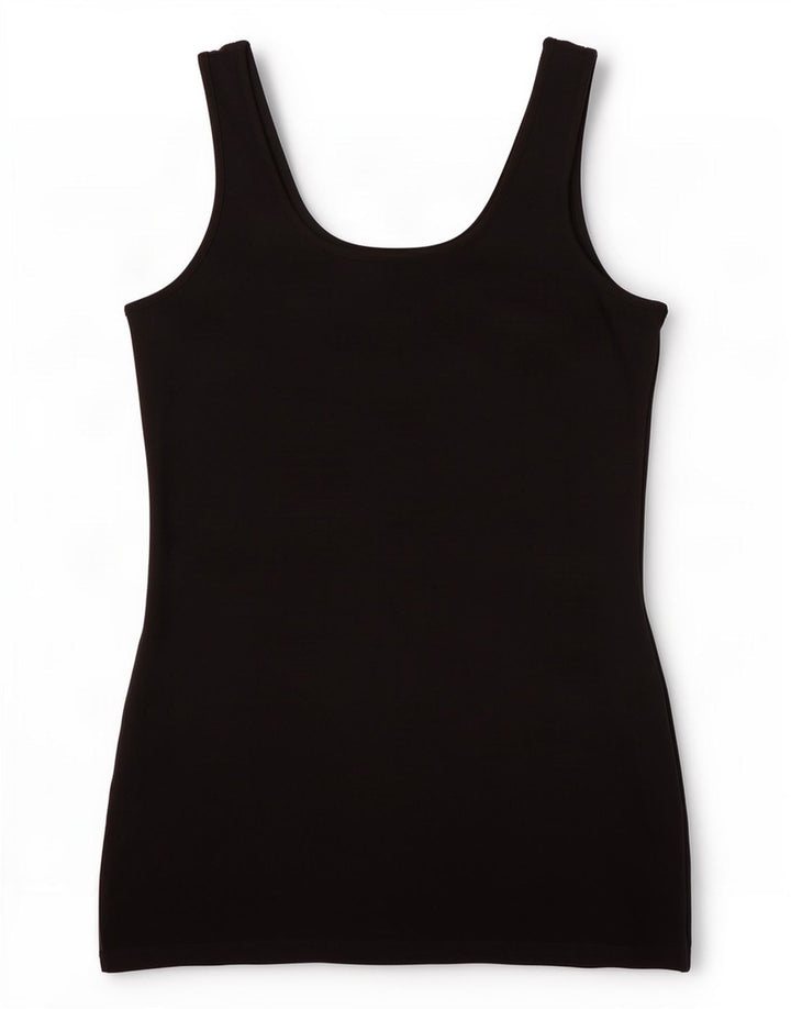 Lipsy Débardeur Femme UK 12 Medium Noir Viscose