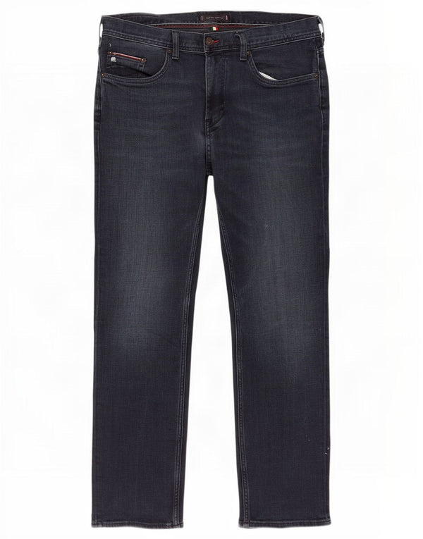 Tommy Hilfiger Jean droit Denton homme W36 L30 bleu marine coton