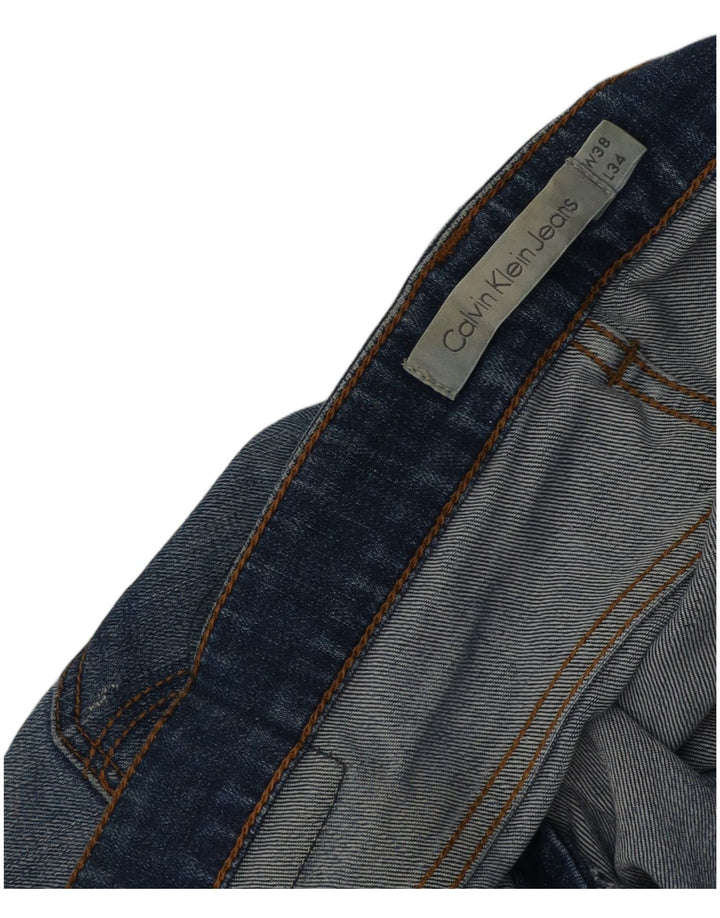 Calvin Klein Jean Slim Homme W38 L34 Bleu Coton