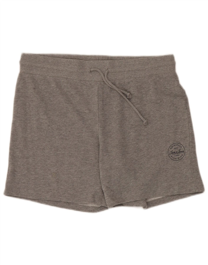 JACK & JONES Short de Sport Homme Grand Gris Coton