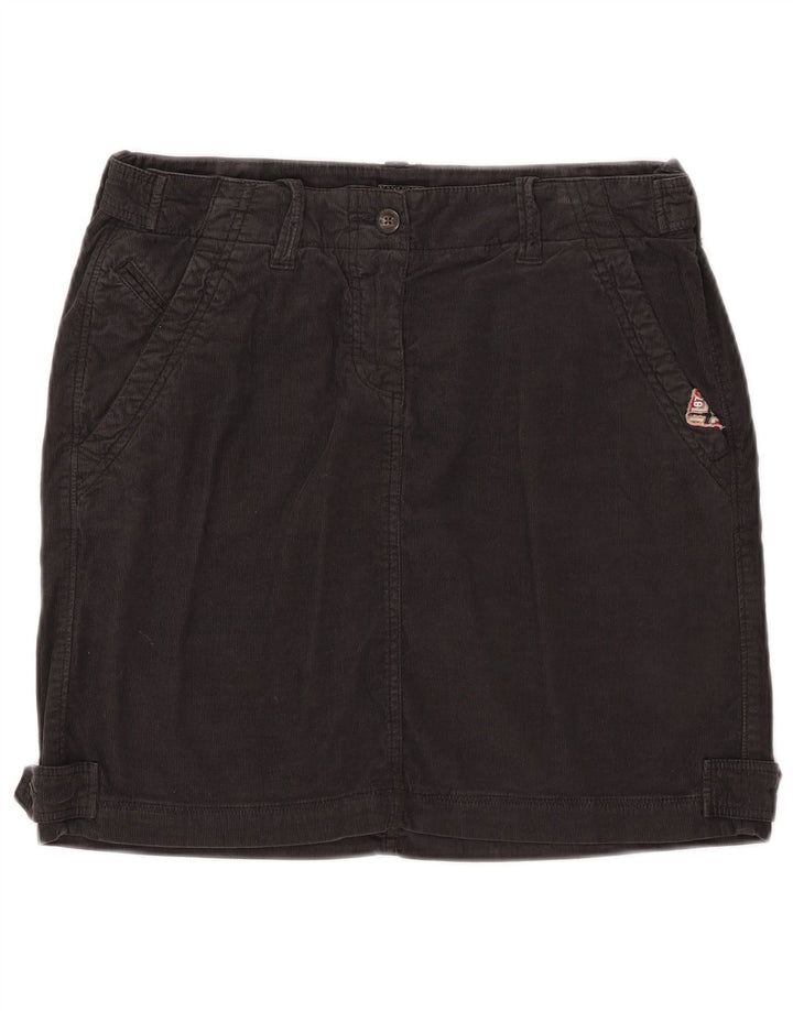 NAPAPIJRI Jupe géographique en velours côtelé pour femme IT 44 Medium W32 Coton noir