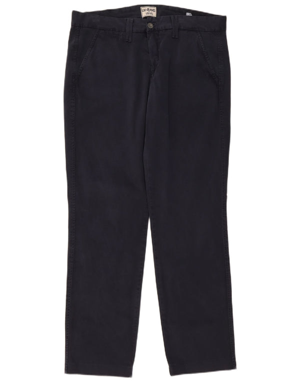 Liu Jo Pantalon Chino Regular Homme W36 L31 Bleu Marine Coton