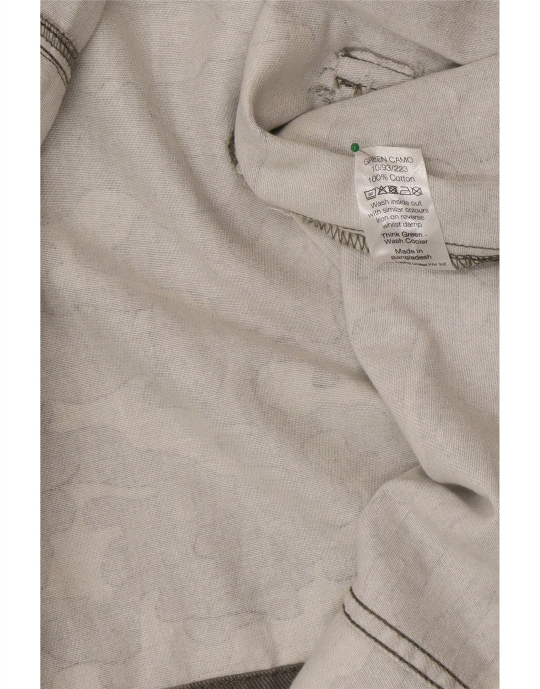 M&Co Veste Militaire Femme UK 12 Coton Camouflage Vert Moyen