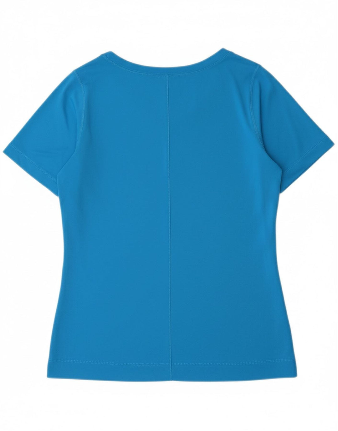 REEBOK Womens T-Shirt Top UK 12 Medium Blue Polyester Sports