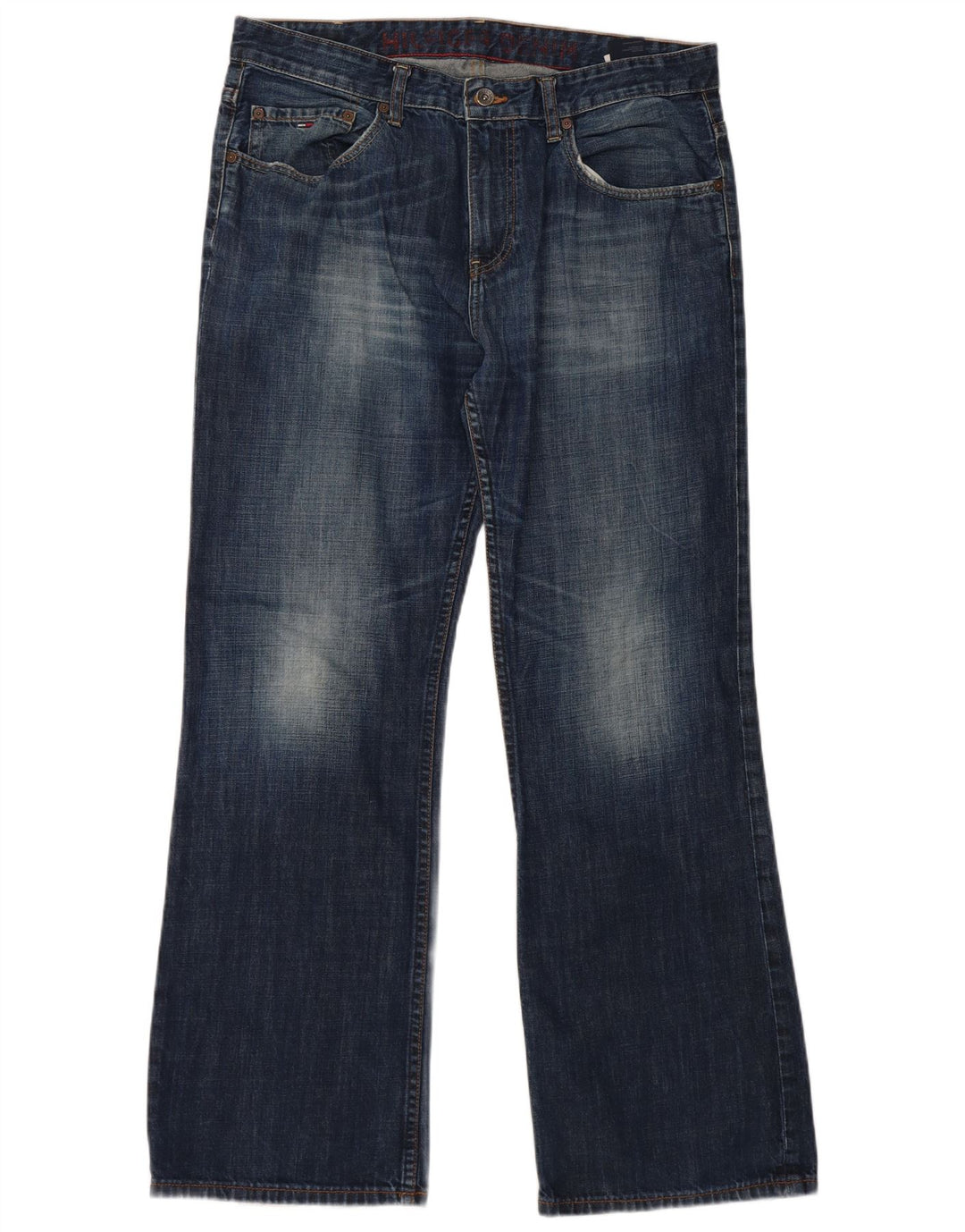 Tommy Hilfiger Jean Bootcut Homme W36 L32 Bleu Marine Coton