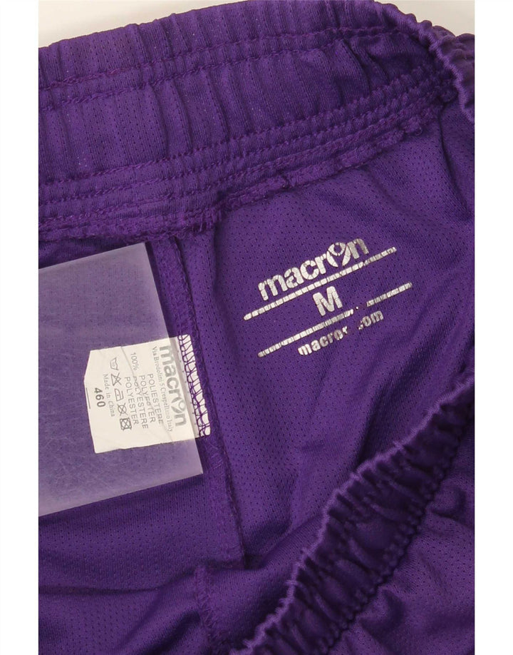 Macron Short de Sport Homme Violet Moyen Polyester Colorblock