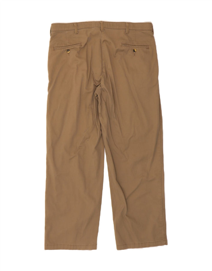 WRANGLER Mens Straight Chino Trousers W36 L30 Brown Vintage Wrangler and Second-Hand Wrangler from Messina Hembry 