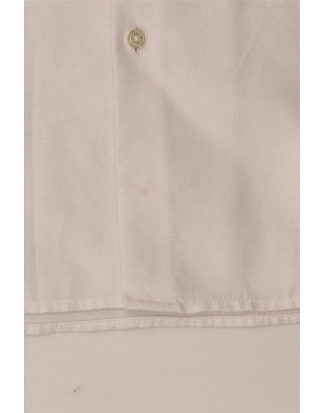 ZARA Chemise Slim Fit à Manches Courtes Homme Blanc Moyen