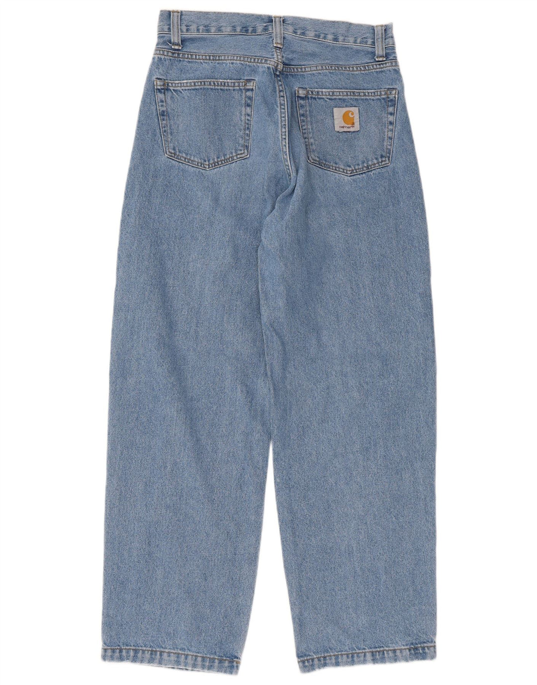 CARHARTT Jean fuselé taille haute femme W27 L28 bleu coton