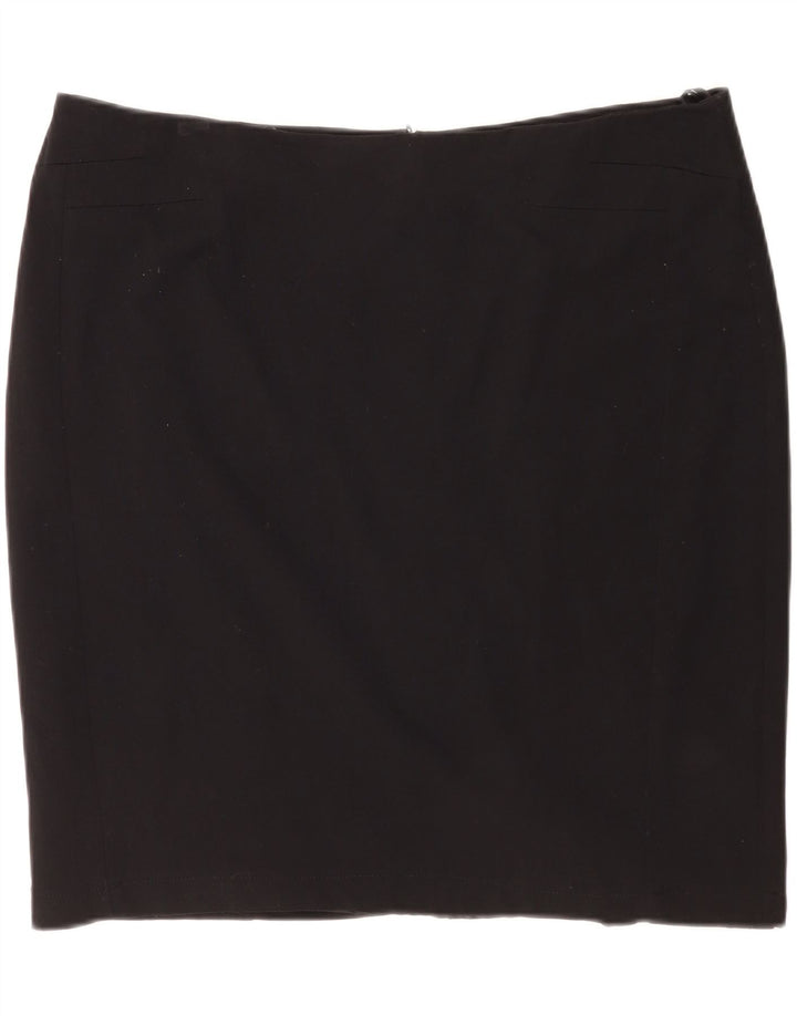 Marks & Spencer Jupe crayon femme UK 20 2XL W38 Noir Polyester