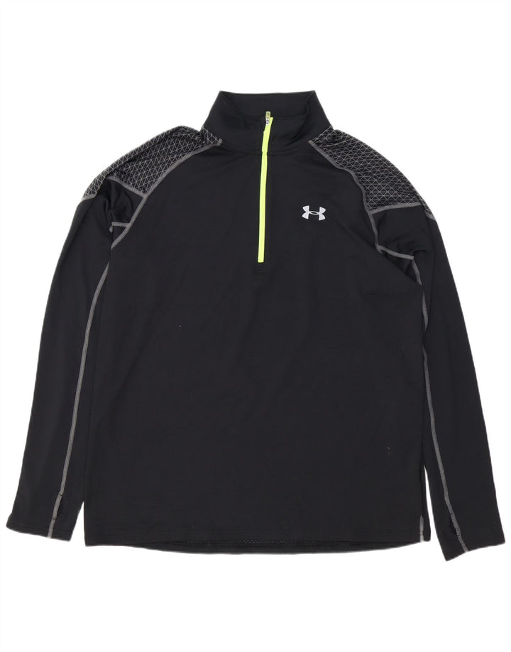 UNDER ARMOUR Haut de Survêtement Cold Gear Zip Neck Homme Noir XL