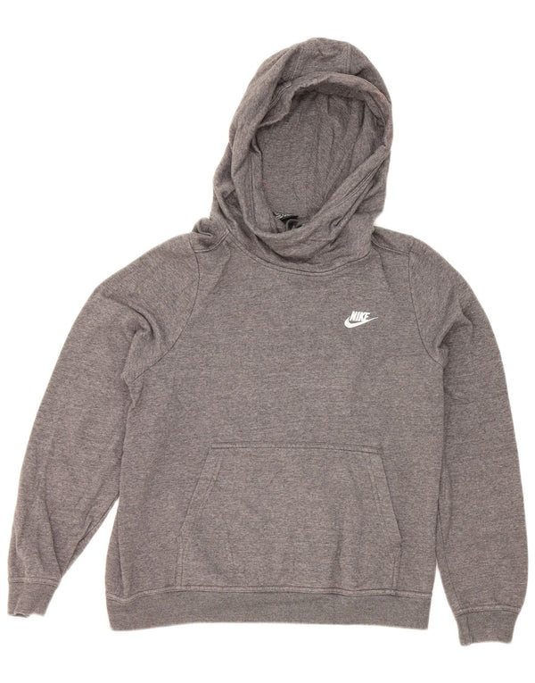 Nike Pull à capuche pour femme UK 14 Gris moyen Coton