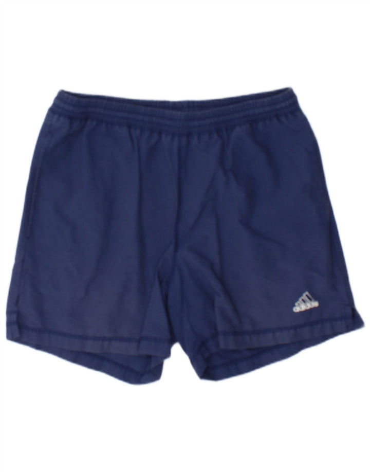 Adidas Short de sport pour homme en coton bleu marine moyen