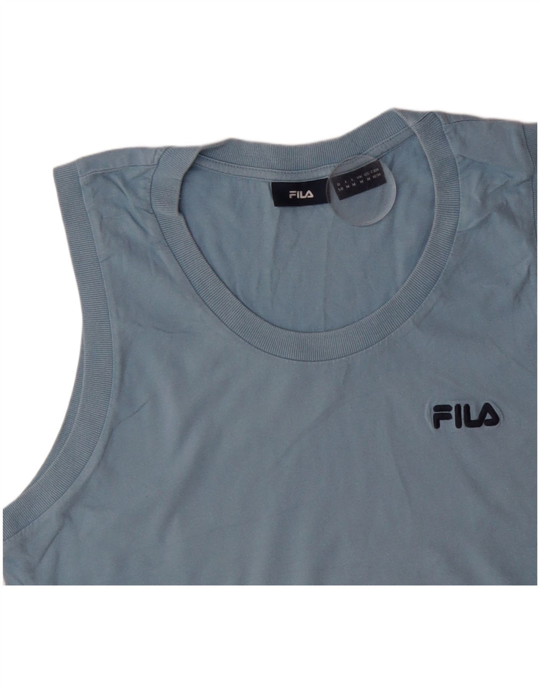 FILA Débardeur Homme Bleu Moyen Coton