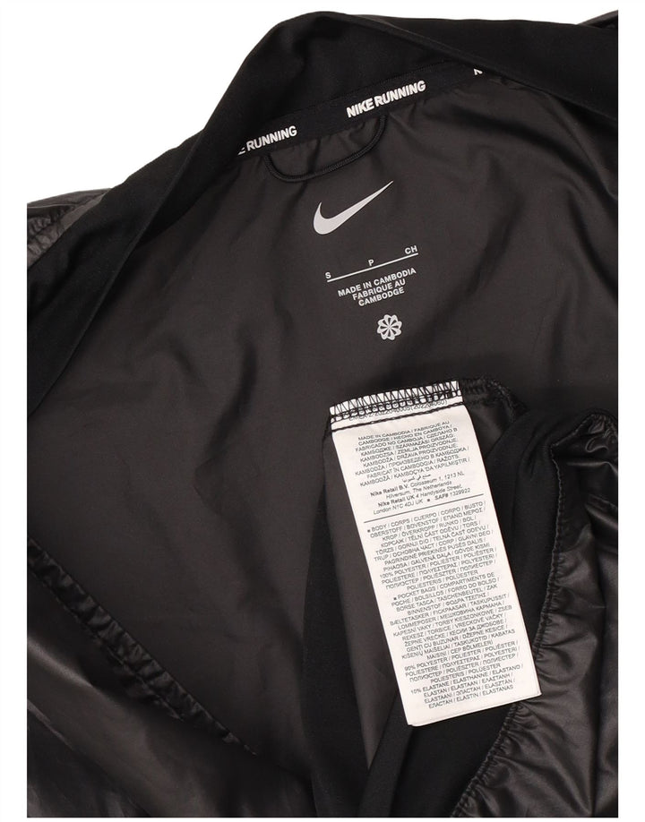 Veste de pluie Nike Running Graphic pour femme UK 10 Small Noir Colourblock