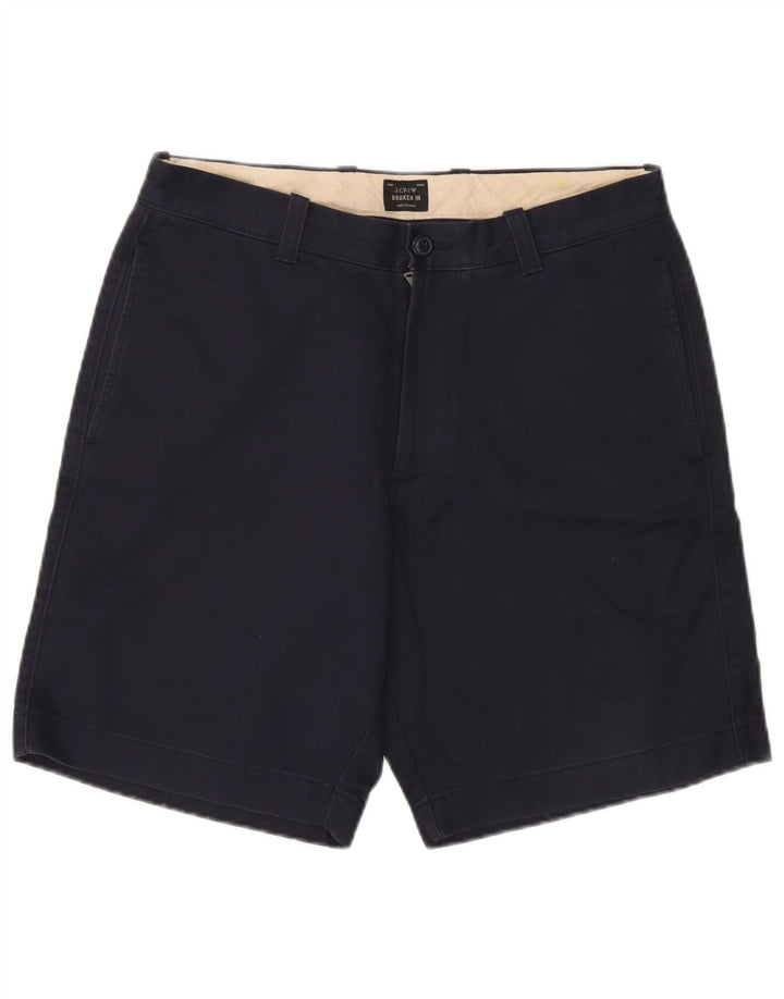 J. Crew Short Chino Broken In Homme W32 Coton Bleu Marine Moyen