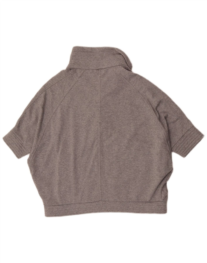 Puma Veste de survêtement surdimensionnée à manches courtes pour femme UK 14 Large Gris