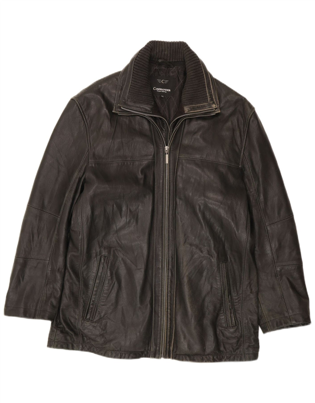 Commander Veste en cuir homme IT 52 XL Cuir noir