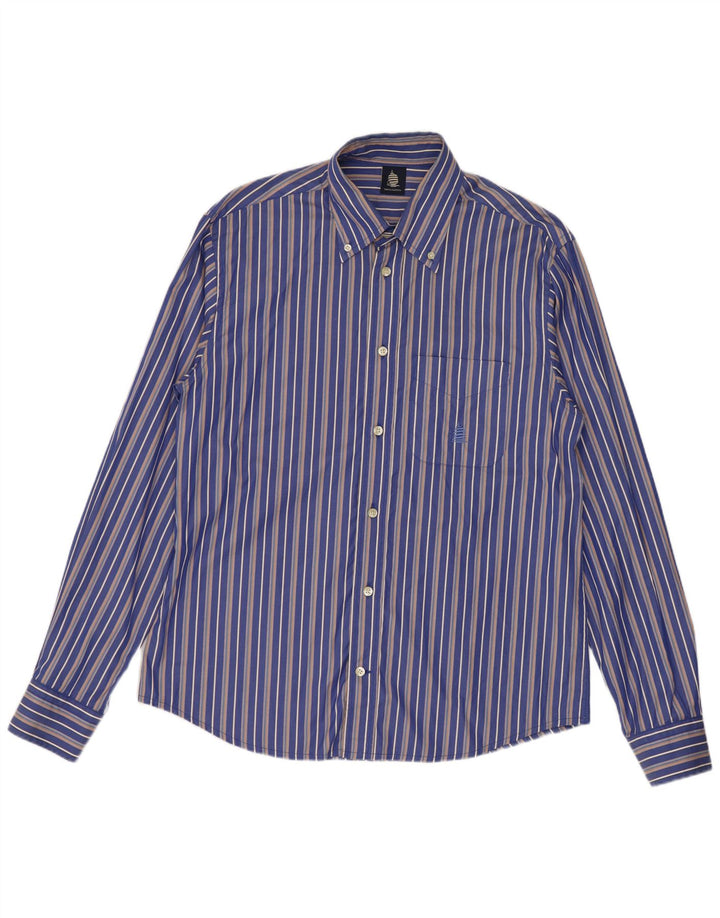Marina Yachting Chemise Homme Taille 41 Grand Bleu Rayé