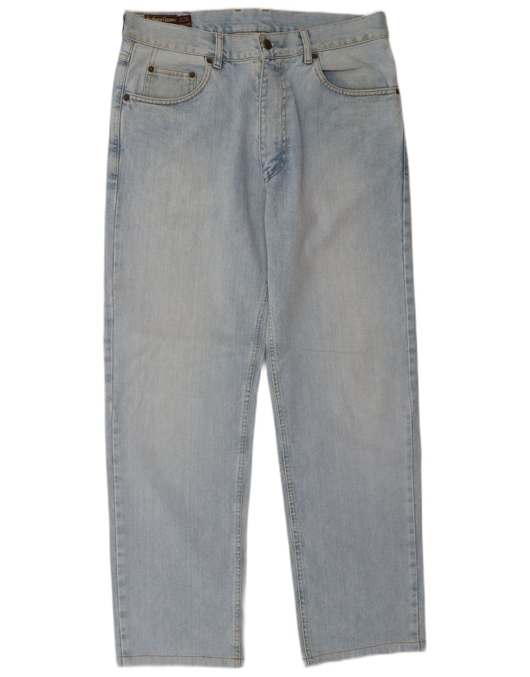 Marlboro Classics Jean droit homme W33 L34 bleu coton