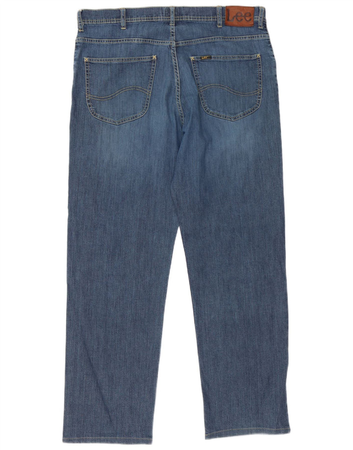 Lee Jean Droit Brooklyn W38 L31 Homme Bleu Coton