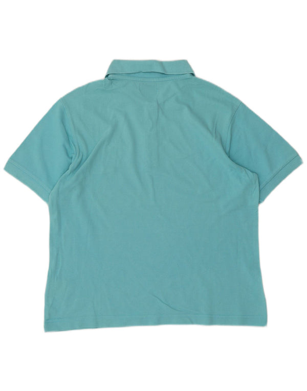 Kappa Polo Femme UK 14 Large Bleu Coton
