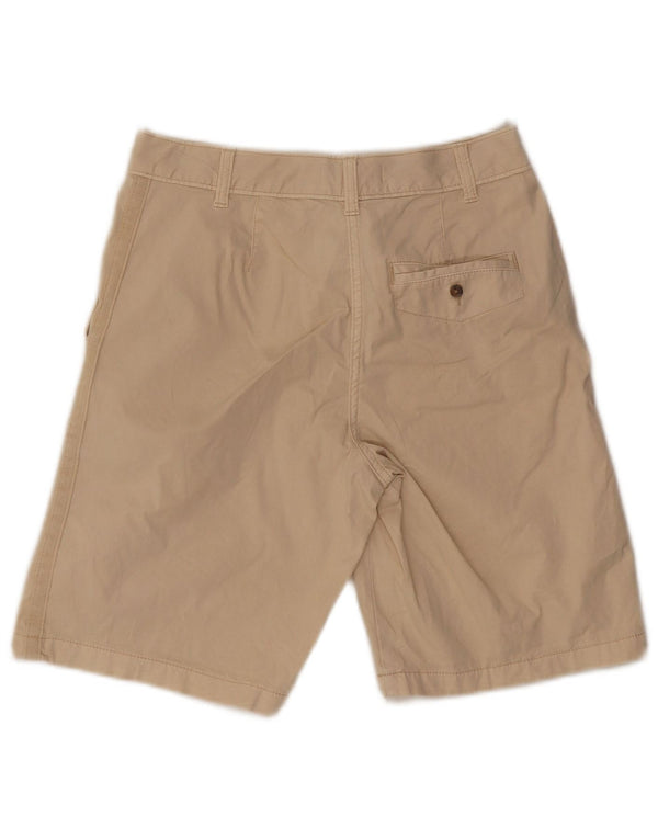 Marks & Spencer Short Chino Femme UK 8 Small W27 Coton Beige