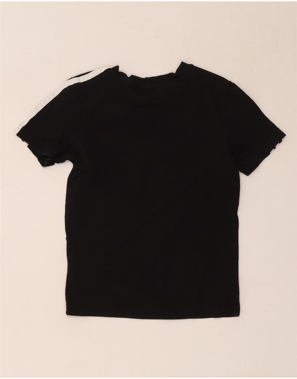Adidas T-Shirt Top Garçon 7-8 ans Noir Coton
