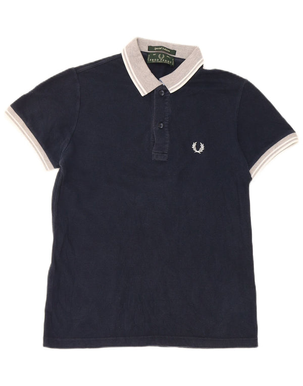 Fred Perry Polo Homme Petit Bleu Marine Coton