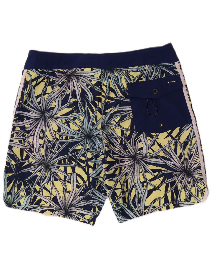 Quiksilver Short de Bain Homme Grand Bleu Floral Polyester