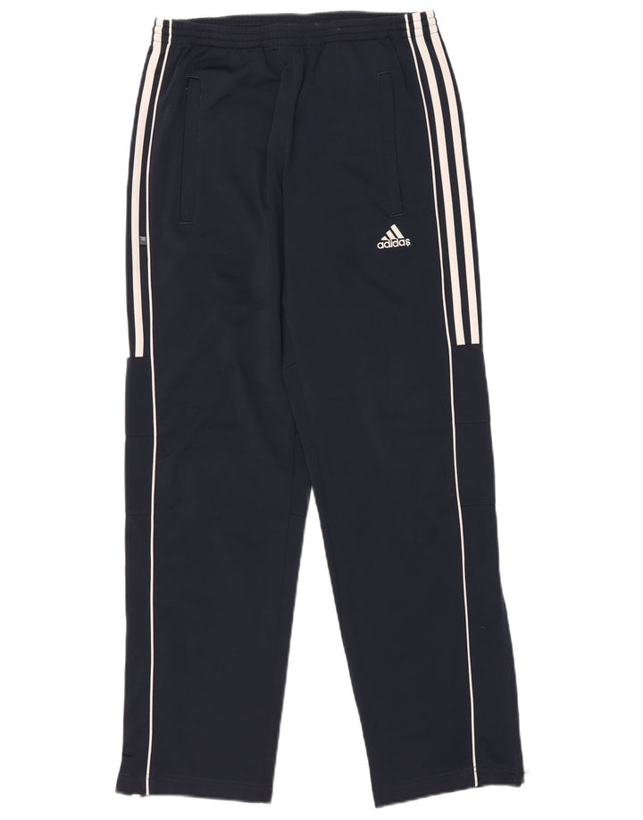 Pantalon de survêtement Adidas garçon 13-14 ans bleu marine polyester
